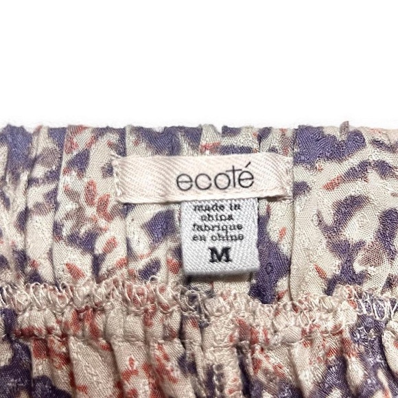 NWOT Ecoté Lightweight Split Leg Shorts | Urban Outfitters Lace Whimsygoth Boho - Picture 4 of 4